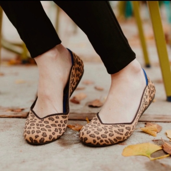 Rothy’s Round Toe Leopard Print in Like New Condition. - Picture 1 of 12